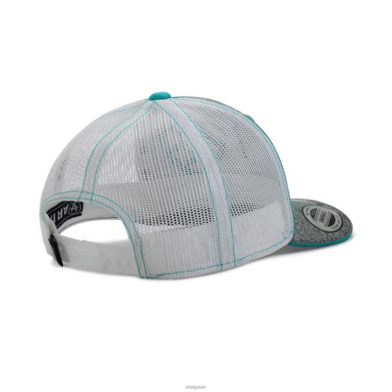 RJ66P4176 capuchon de protection décalé Ariat accessoires turquoise enfants