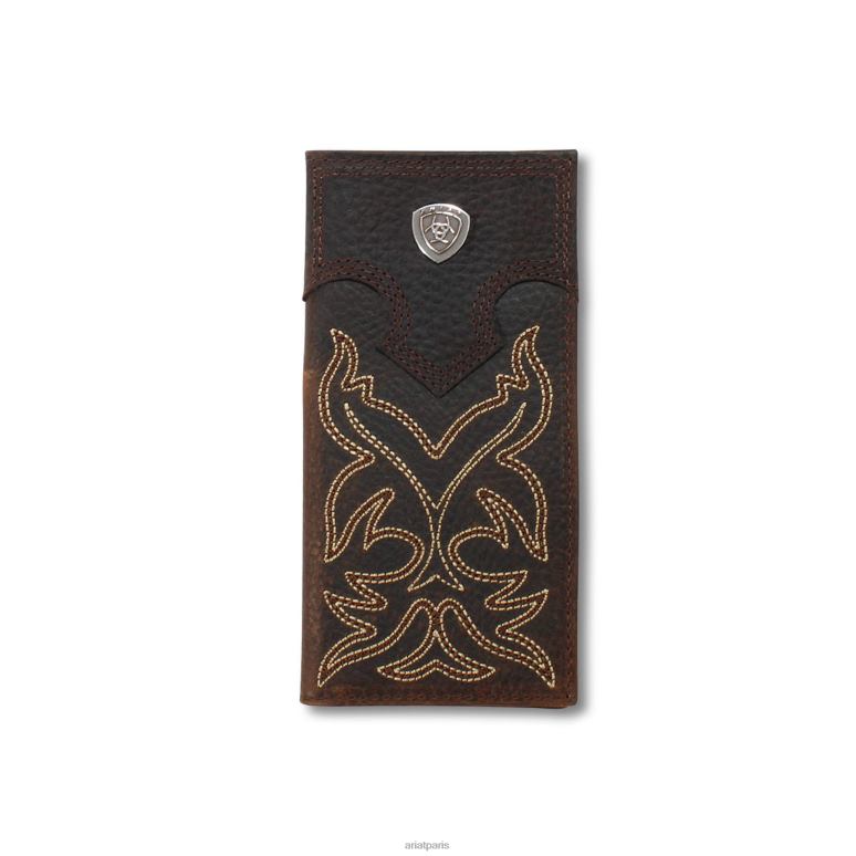 RJ66P4181 portefeuille de rodéo de point de démarrage Ariat accessoires brun enfants