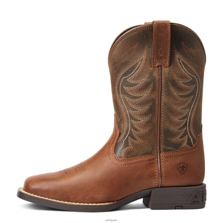 RJ66P3825 botte western amos Ariat chaussure croquant à l'oseille enfants