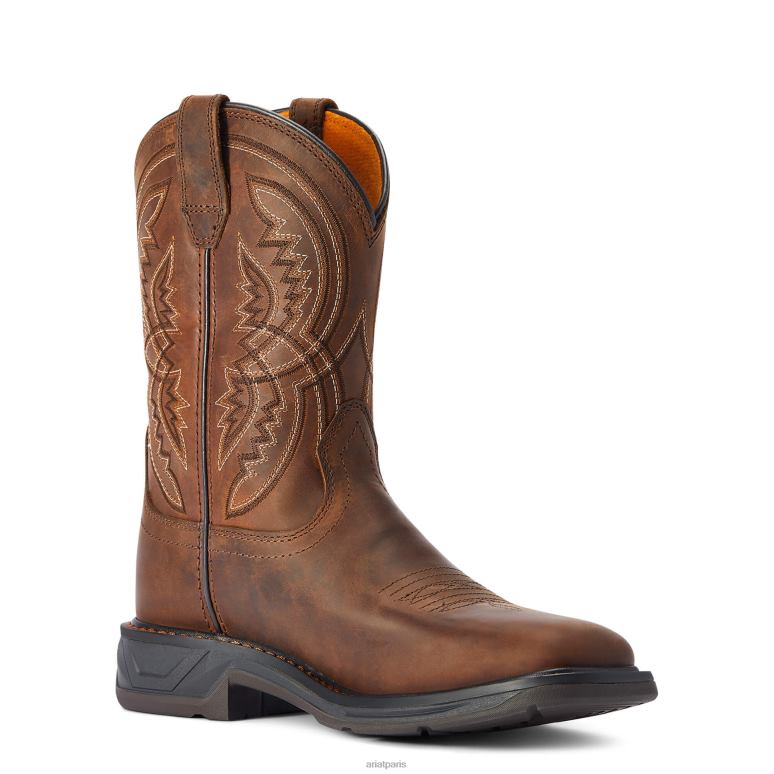 RJ66P3831 botte western workhog xt coil Ariat chaussure les chemins de terre enfants