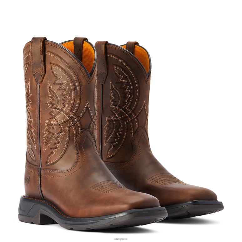 RJ66P3831 botte western workhog xt coil Ariat chaussure les chemins de terre enfants