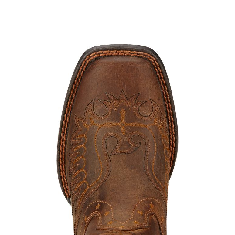 RJ66P3834 honneur de la botte western Ariat chaussure marron vieilli enfants