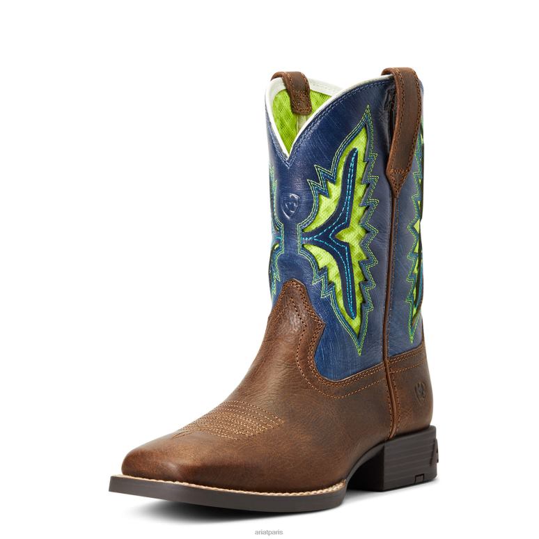 RJ66P3865 botte western koel venttek Ariat chaussure rouille tapageuse enfants