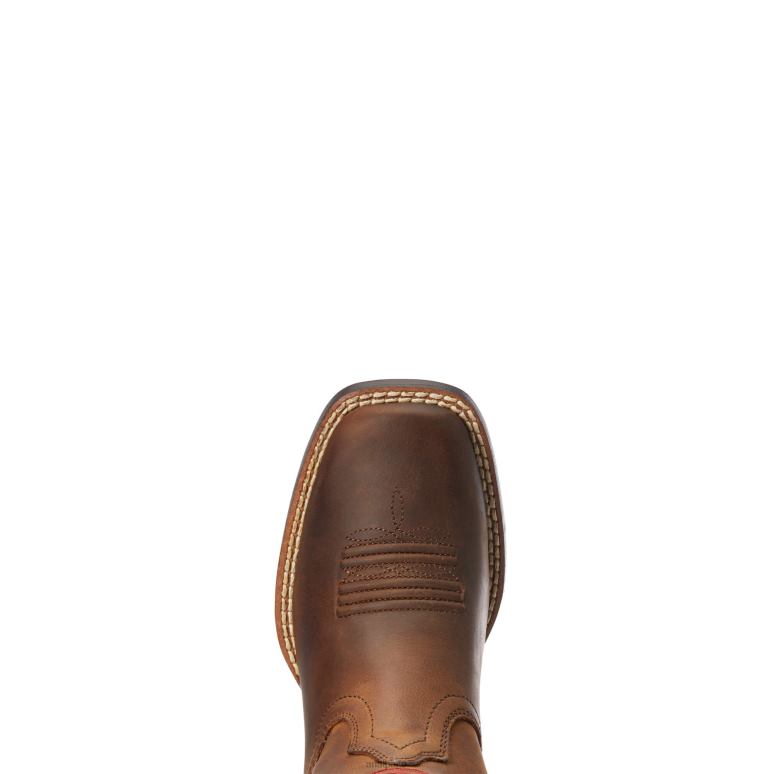 RJ66P3868 botte occidentale patriot ii Ariat chaussure marron vieilli enfants