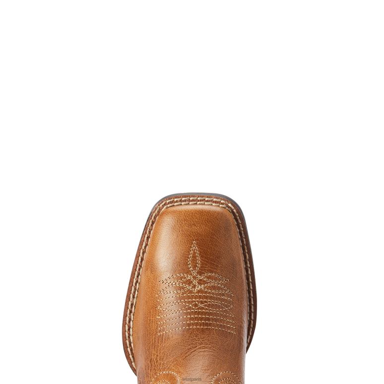 RJ66P3883 botte western lonestar Ariat chaussure bronzage de crête enfants