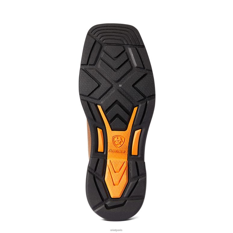 RJ66P3935 botte large à bout carré Workhog XT Ariat chaussure écorce roulée enfants