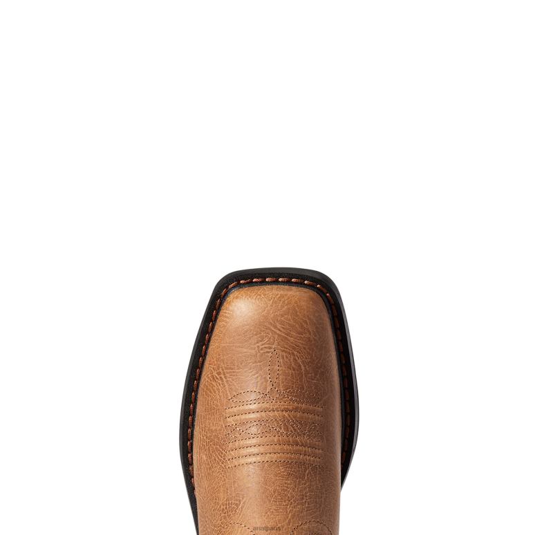 RJ66P3935 botte large à bout carré Workhog XT Ariat chaussure écorce roulée enfants