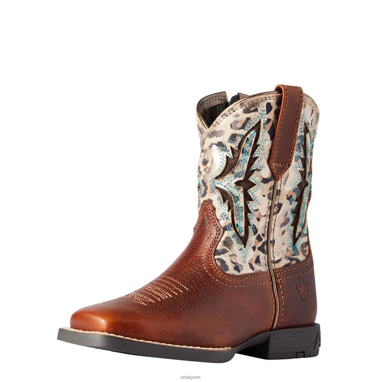 RJ66P3939 botte western koel venttek Ariat chaussure cidre épicé enfants
