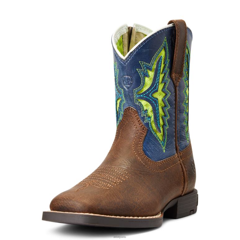 RJ66P3940 botte western koel venttek Ariat chaussure rouille tapageuse enfants