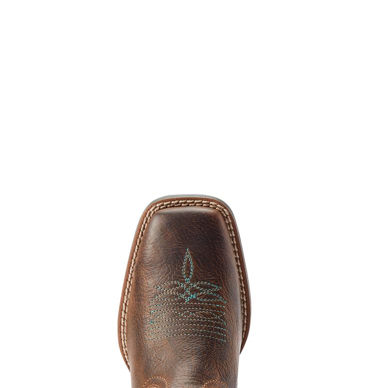 RJ66P3948 botte western lonestar Ariat chaussure rouille tapageuse enfants