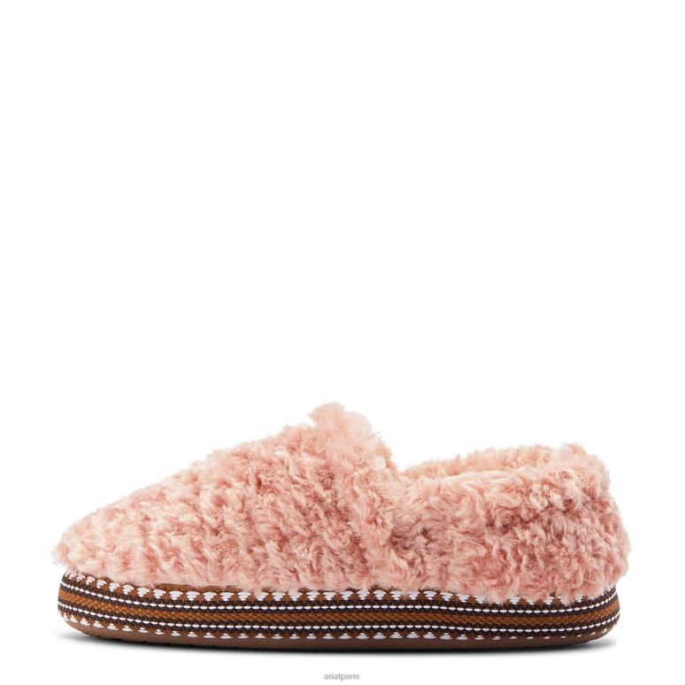 RJ66P3962 pantoufle câline Ariat chaussure rose enfants