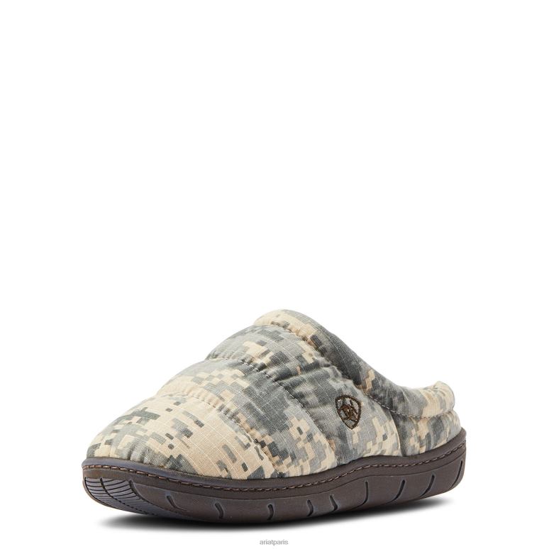 RJ66P3965 pantoufle sabot crius Ariat chaussure camouflage digi sauge enfants