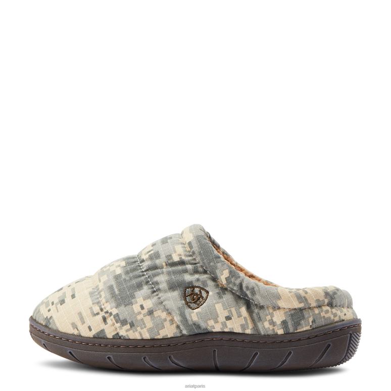 RJ66P3965 pantoufle sabot crius Ariat chaussure camouflage digi sauge enfants