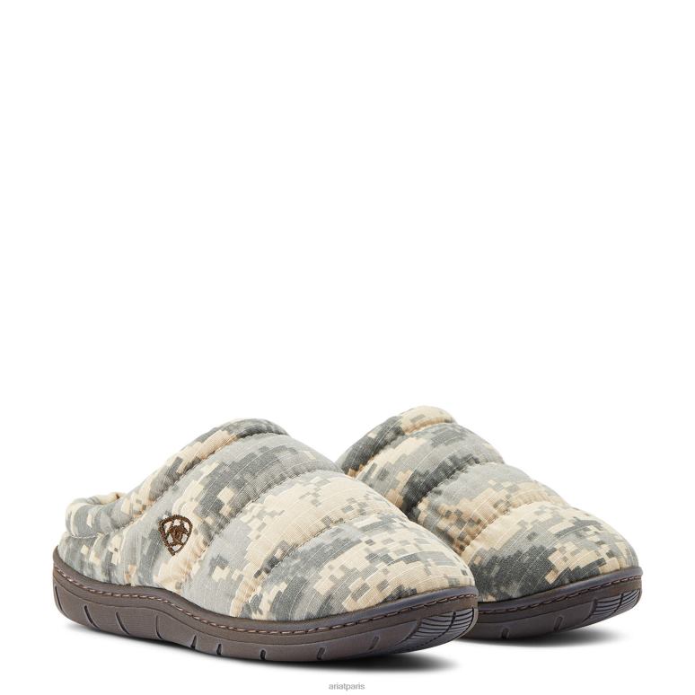 RJ66P3965 pantoufle sabot crius Ariat chaussure camouflage digi sauge enfants
