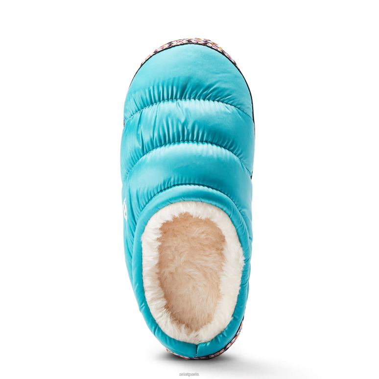 RJ66P3966 pantoufle sabot crius Ariat chaussure turquoise enfants
