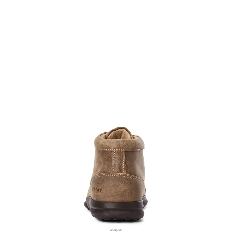 RJ66P3851 cracheur de feu Ariat chaussure bombardier marron enfants