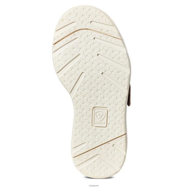 RJ66P3911 croiseur enfant Ariat chaussure bombardier marron enfants