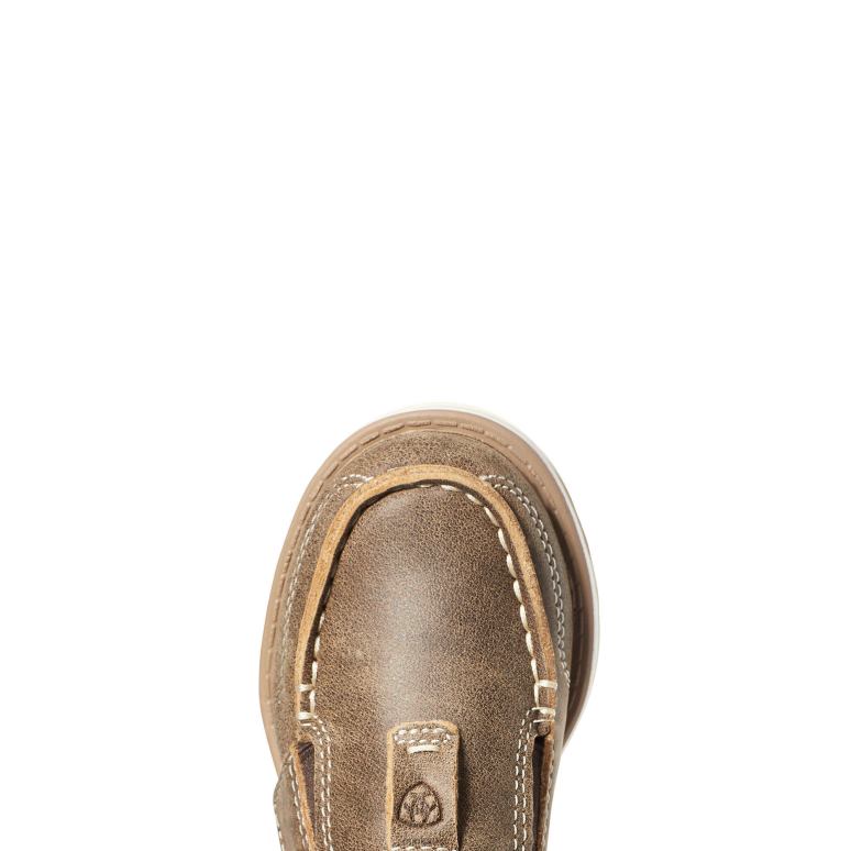 RJ66P3911 croiseur enfant Ariat chaussure bombardier marron enfants