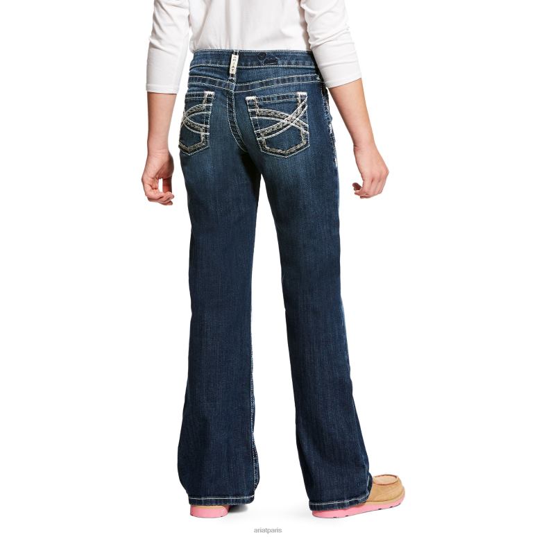 RJ66P3988 jean bootcut entrelacé Ariat collections Dresde enfants