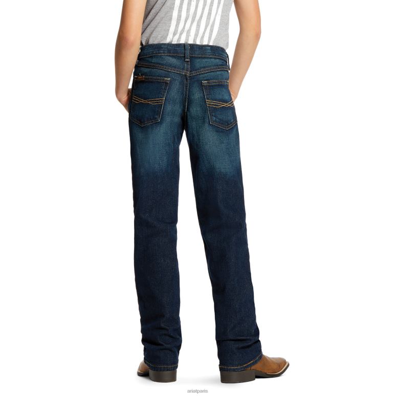 RJ66P3970 Jean coupe droite empilable Legacy Legacy slim extensible B5 Ariat collections Durham enfants