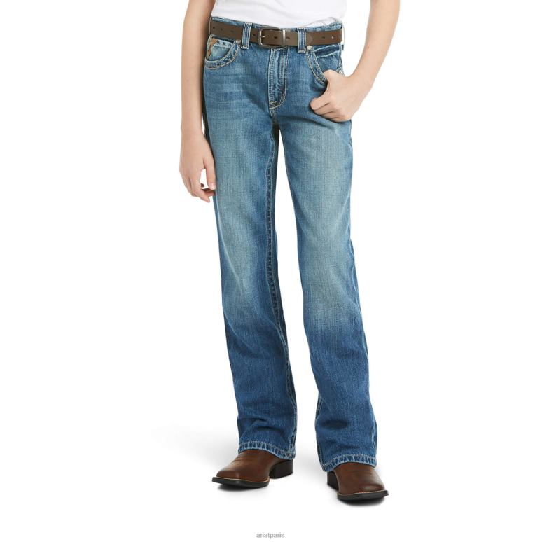 RJ66P3989 jean coupe bootcut B4 Border décontracté Ariat collections dakota enfants