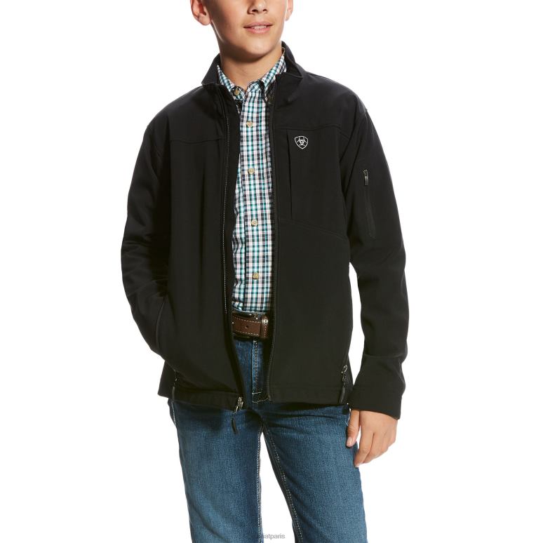 RJ66P4131 veste softshell vernon 2.0 Ariat collections noir enfants