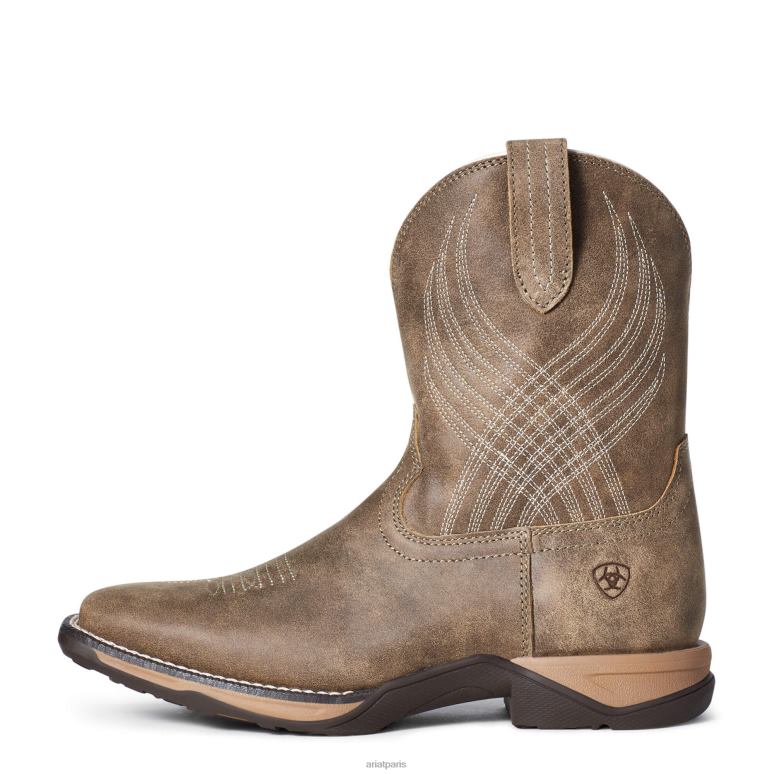 RJ66P3867 botte western hymne Ariat collections bombardier marron enfants