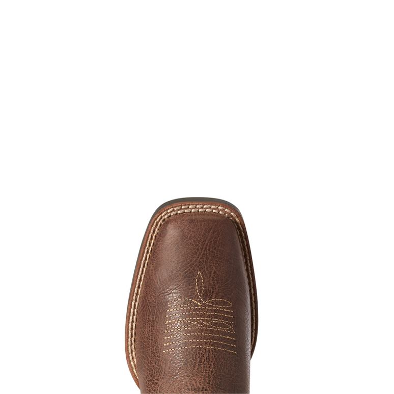RJ66P3879 stylo de tri, botte western Ariat collections chocolat adobe enfants