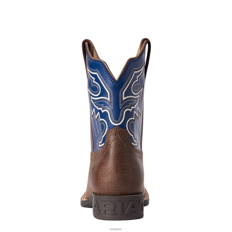 RJ66P3879 stylo de tri, botte western Ariat collections chocolat adobe enfants