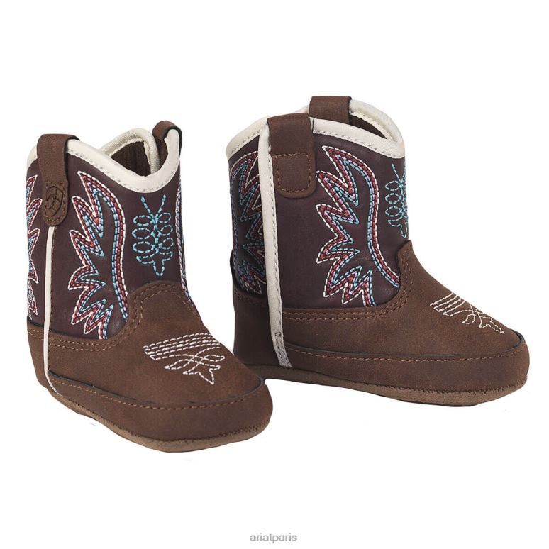 RJ66P3859 botte en bruyère lil stompers Ariat collections brun enfants