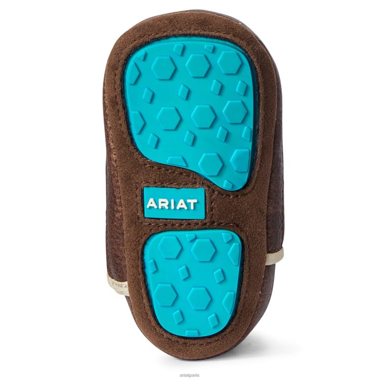 RJ66P3861 Botte de Boston des Lil' Stompers Ariat collections turquoise aqua enfants