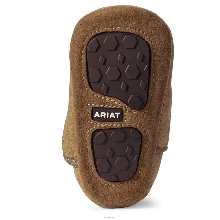 RJ66P3862 Botte de Dallas des Lil' Stompers Ariat collections patriote marron enfants