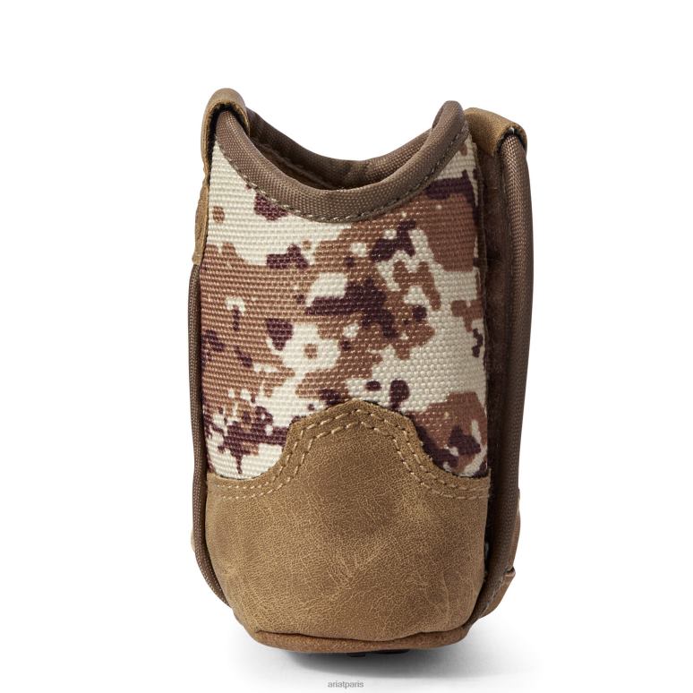 RJ66P3862 Botte de Dallas des Lil' Stompers Ariat collections patriote marron enfants