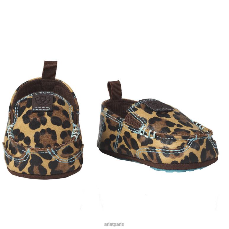 RJ66P3878 lil stompers natalie cruiser Ariat collections guépard et marron enfants
