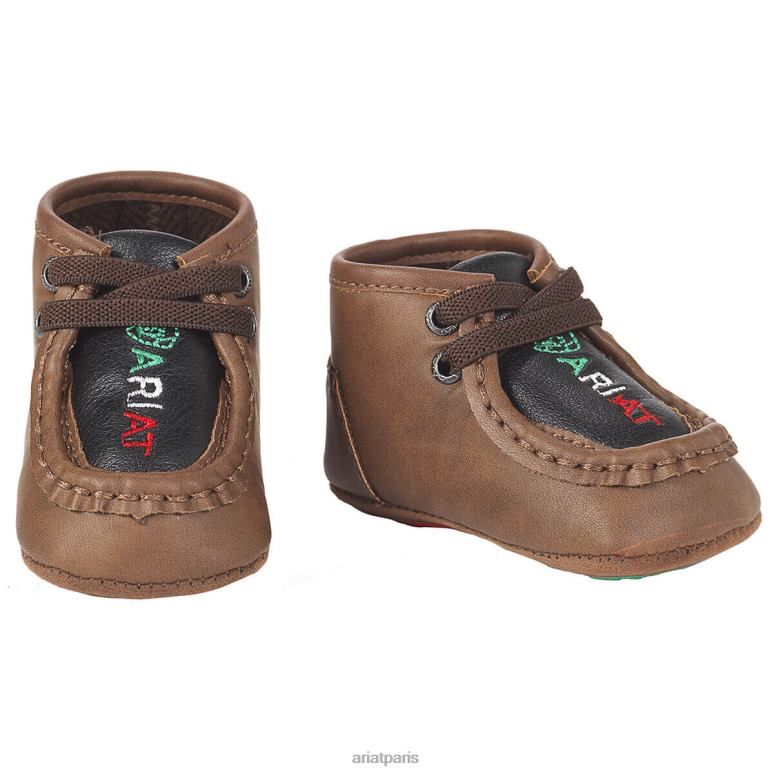 RJ66P3884 Lil Stompers Miguel Spitfire Ariat collections brun enfants