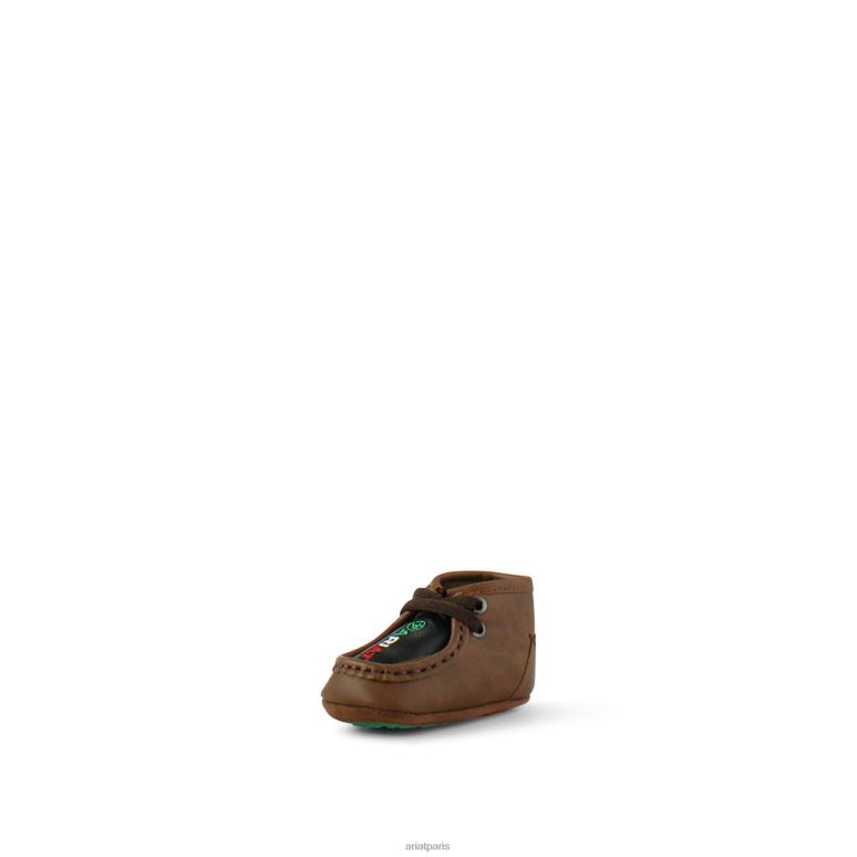 RJ66P3884 Lil Stompers Miguel Spitfire Ariat collections brun enfants