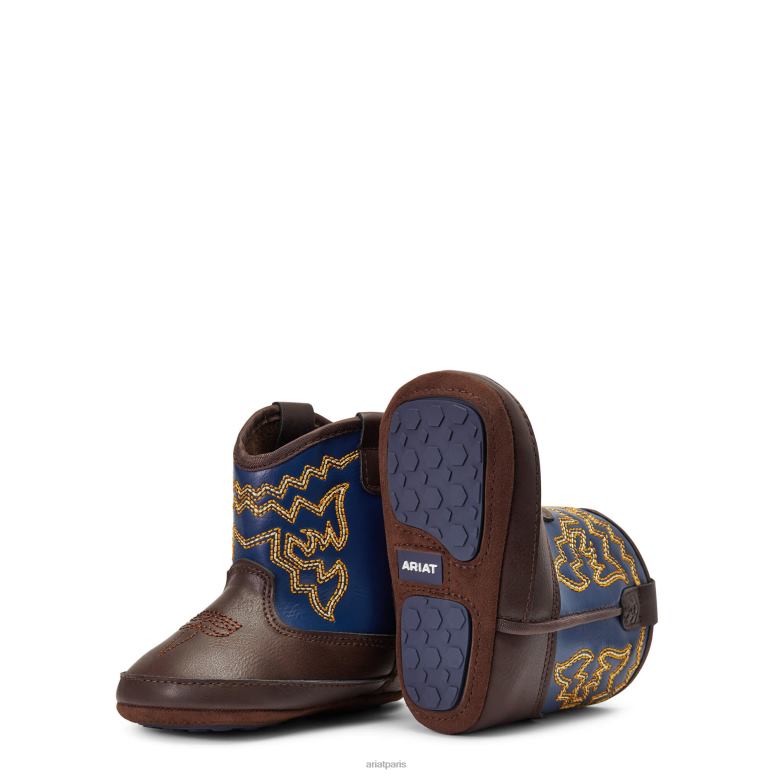 RJ66P3888 Botte en bois mort des Lil' Stompers Ariat collections brun enfants