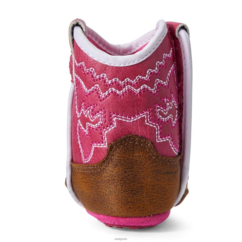 RJ66P3896 Botte d'Alexandrie des Lil' Stompers Ariat collections rose enfants