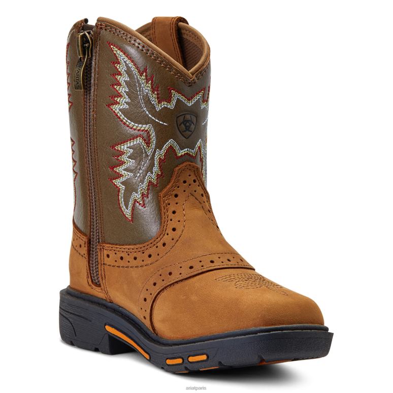 RJ66P3854 botte durango lil' stompers Ariat collections brun enfants