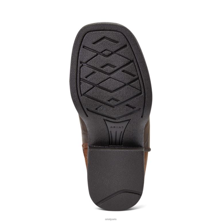 RJ66P3898 Botte en bois mort des Lil' Stompers Ariat collections brun enfants
