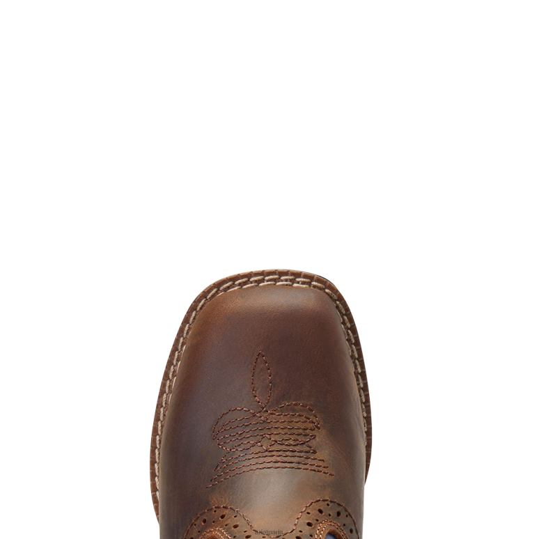 RJ66P3898 Botte en bois mort des Lil' Stompers Ariat collections brun enfants