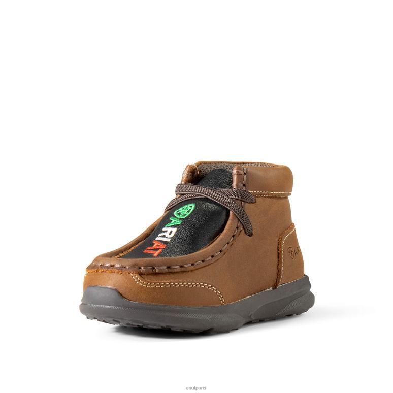 RJ66P3905 Lil Stompers Spitfire Mexique Ariat collections brun enfants