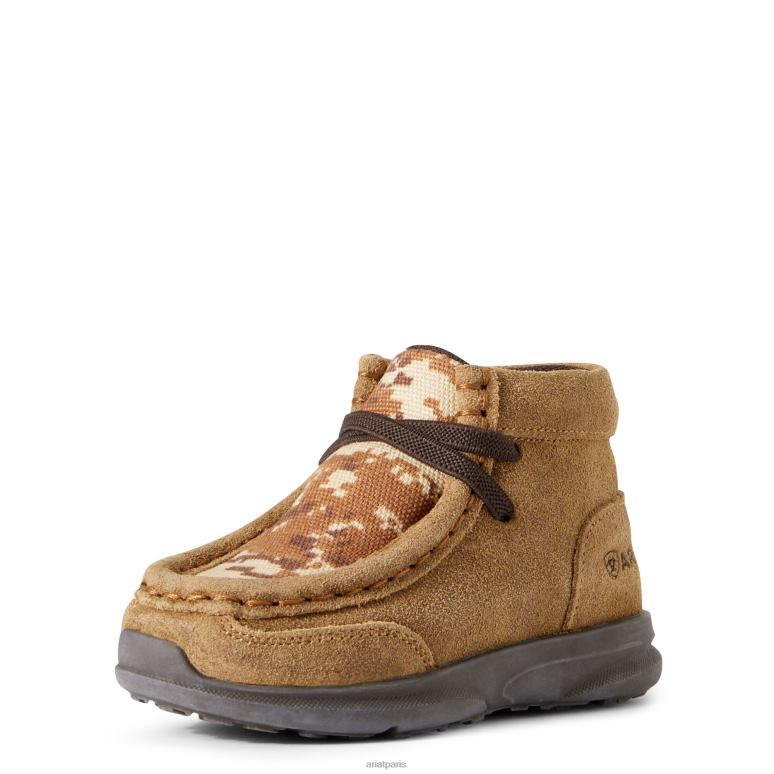 RJ66P3915 les petits Stompers de Dallas Spitfire Ariat collections brun enfants