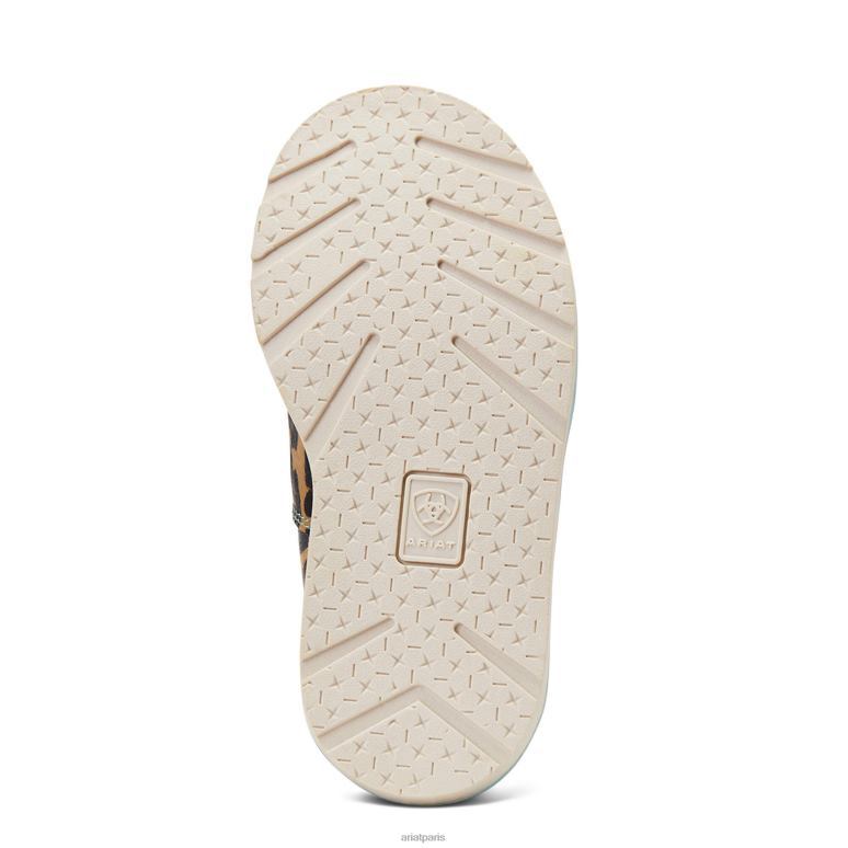 RJ66P3922 les petits stompers natalie cruiser Ariat collections brun enfants