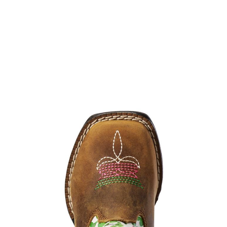 RJ66P3923 botte d'Anaheim des Lil' Stompers Ariat collections blanc enfants