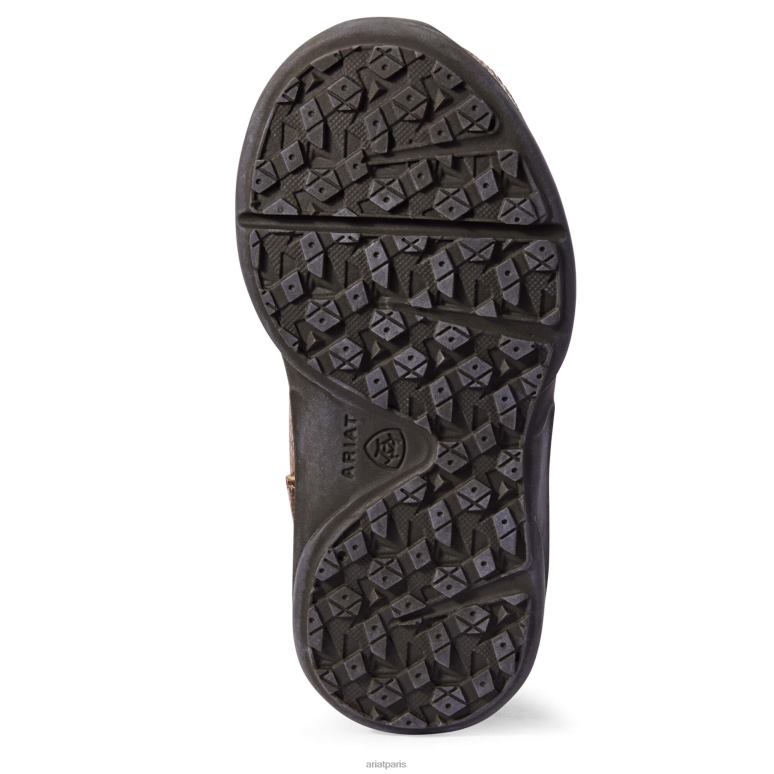 RJ66P3931 petits stompers aurora spitfire Ariat collections brun enfants