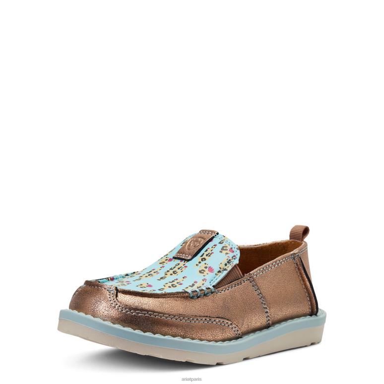 RJ66P3932 les petits stompers piper cruiser Ariat collections turquoise enfants