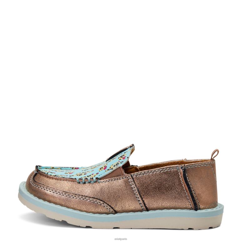 RJ66P3932 les petits stompers piper cruiser Ariat collections turquoise enfants