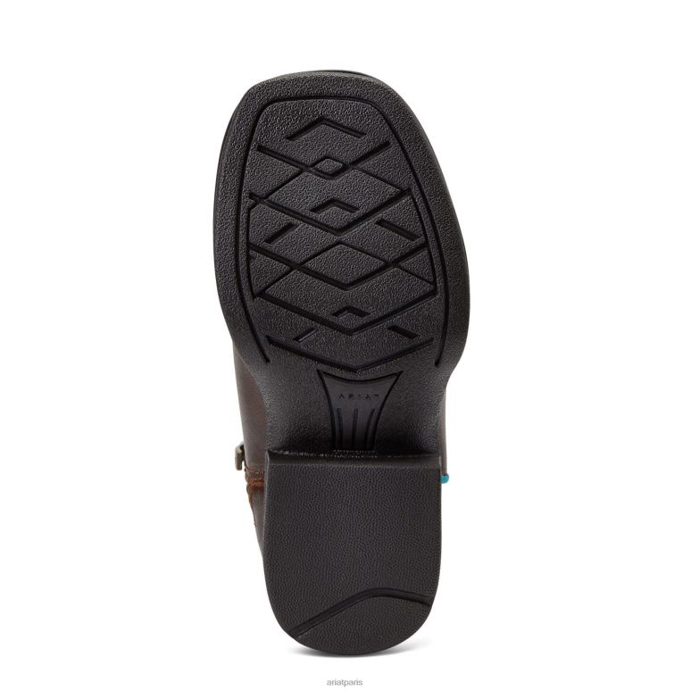 RJ66P3942 Botte Sonora Lil' Stompers Ariat collections brun enfants