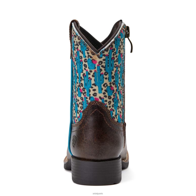RJ66P3942 Botte Sonora Lil' Stompers Ariat collections brun enfants